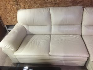 LeatherWorld レザーワールド　革張りL型ソファ (3)